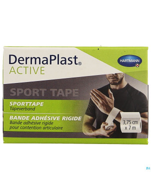 Dermaplast active sport tape blanc 3,8cm x 7m