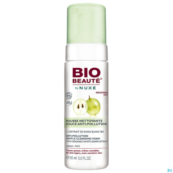 Bio beaute demaq a/pollution mousse nettoy.  150ml