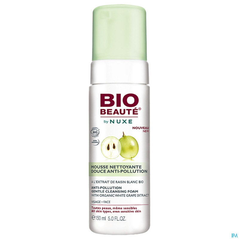 Bio beaute demaq a/pollution mousse nettoy.  150ml