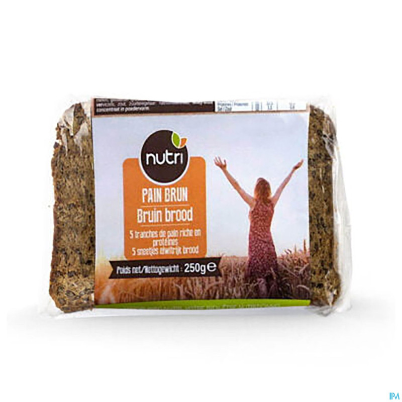 Nutripharm pain brun tranches    5x50g