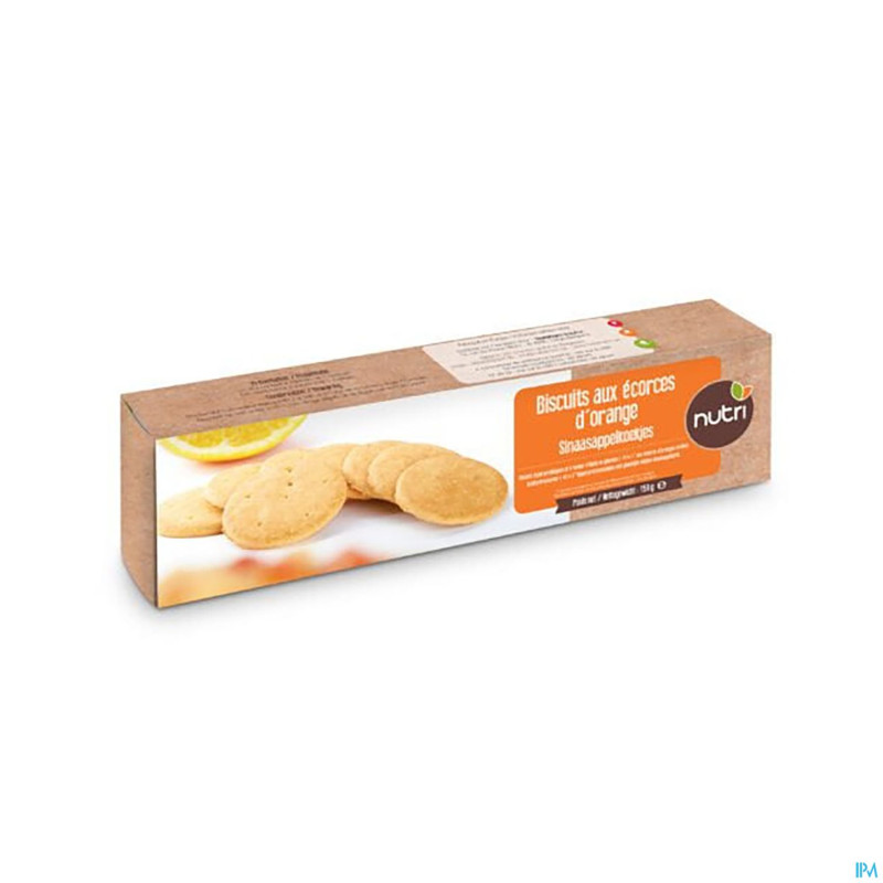 Nutripharm biscuits pepites orange    4x5