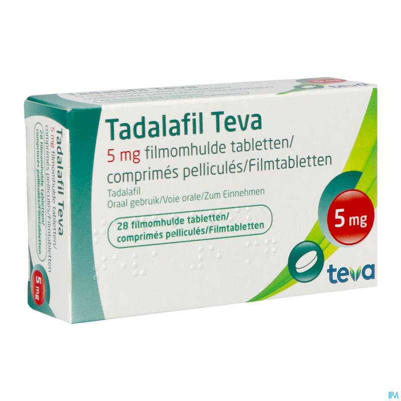 Tadalafil teva comp pell 28 x  5,0mg