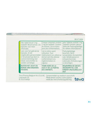 Tadalafil teva comp pell 28 x  5,0mg