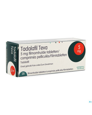 Tadalafil teva comp pell 28 x  5,0mg
