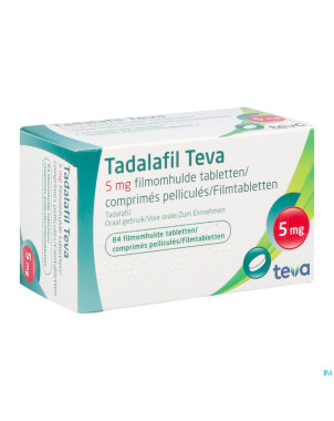 Tadalafil teva comp pell 84 x  5,0mg