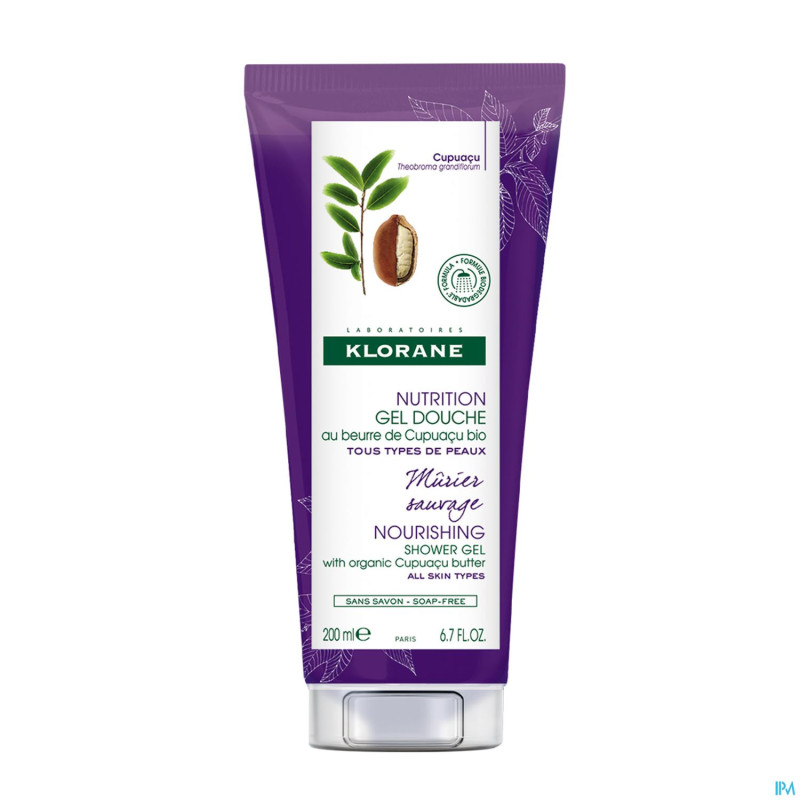 Klorane corps gel douche murier sauvage    200ml