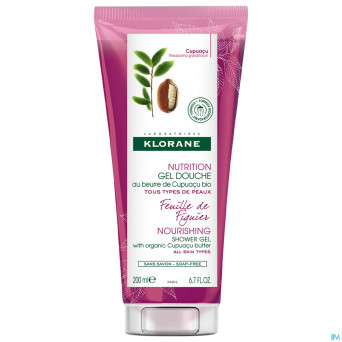Klorane corps gel douche essence figue    200ml