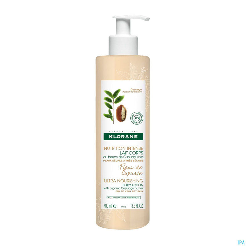 Klorane corps lait cupuacu 400ml