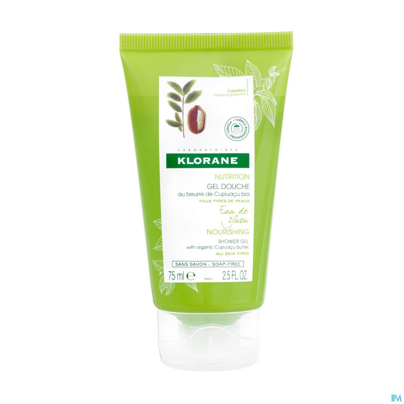 Klorane corps gel douche eau yuzu    75ml
