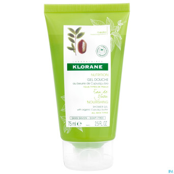 Klorane corps gel douche eau yuzu    75ml