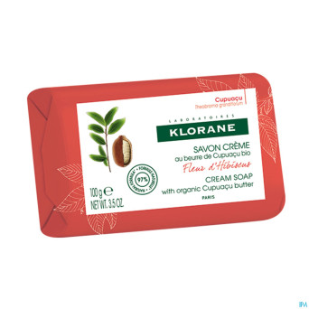 Klorane corps savon fleur hibiscus    100g