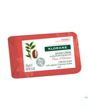 Klorane corps savon fleur hibiscus    100g