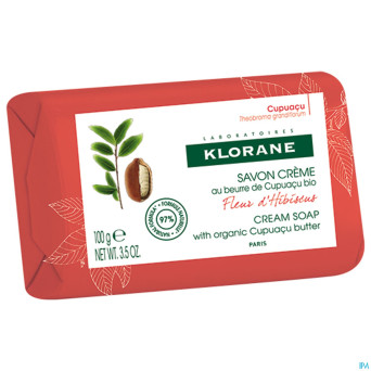 Klorane corps savon fleur hibiscus    100g