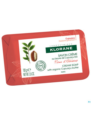 Klorane corps savon fleur hibiscus    100g