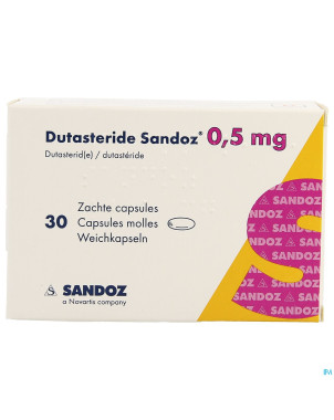 Dutasterid sandoz 0,5mg caps molles 30 x 0,5mg