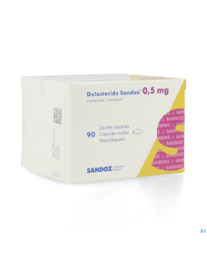 Dutasterid sandoz 0,5mg caps molles 90 x 0,5mg