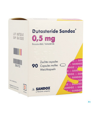 Dutasterid sandoz 0,5mg caps molles 90 x 0,5mg