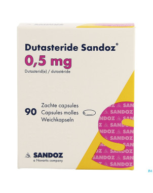 Dutasterid sandoz 0,5mg caps molles 90 x 0,5mg