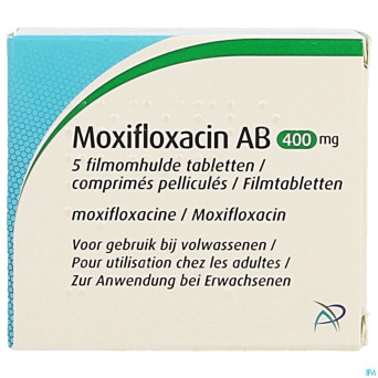 Moxifloxacin ab 400mg comp pell 10 x 400mg