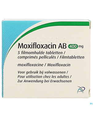 Moxifloxacin ab 400mg comp pell 10 x 400mg