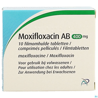 Moxifloxacin ab 400mg comp pell 10 x 400mg