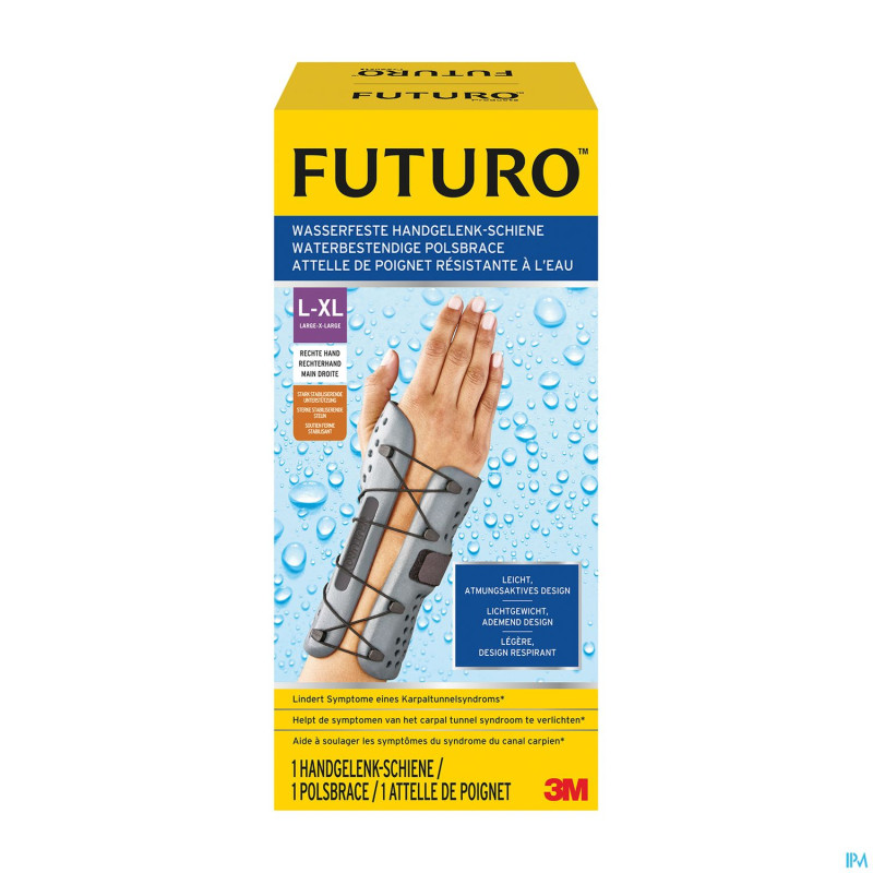 Futuro attelle poignet resist. l'eau droit l-xl