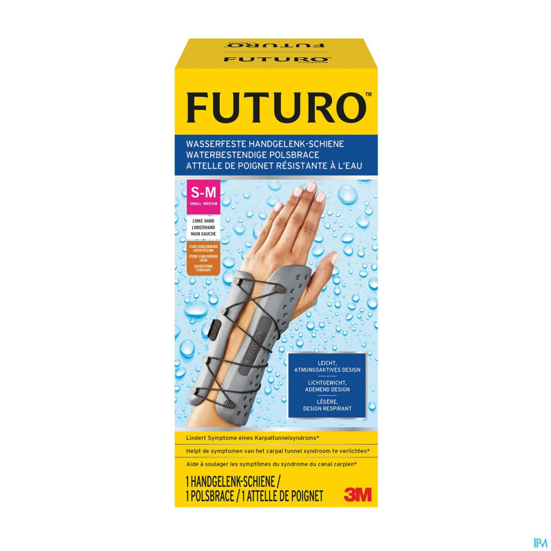 Futuro attelle poignet resist. l'eau gauche s-m