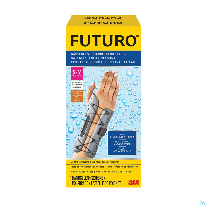 Futuro attelle poignet resist. l'eau droit s-m