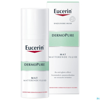 Eucerin dermopure 12h mattif. fluid    50ml