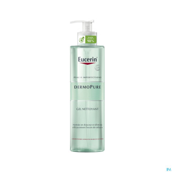 Eucerin dermopure gel nettoyant    400ml