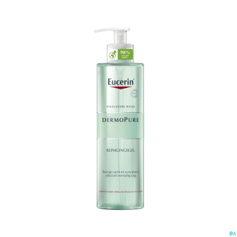 Eucerin dermopure gel nettoyant    400ml