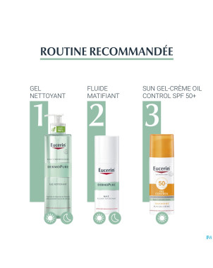 Eucerin dermopure gel nettoyant    400ml