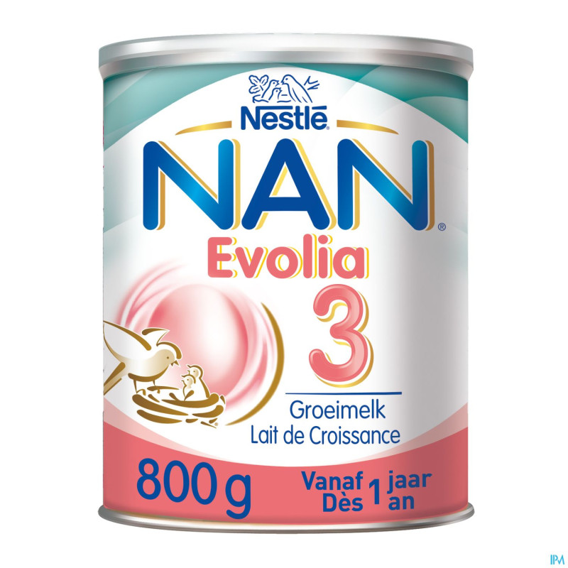 Nan optipro evolia 3 lait pdr  800g