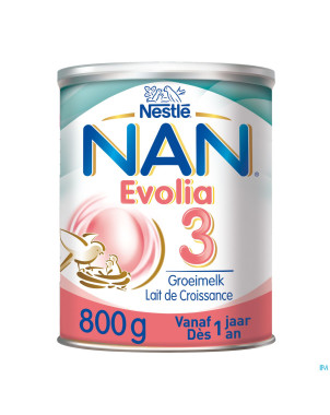 Nan optipro evolia 3 lait pdr  800g