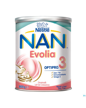 Nan optipro evolia 3 lait pdr  800g