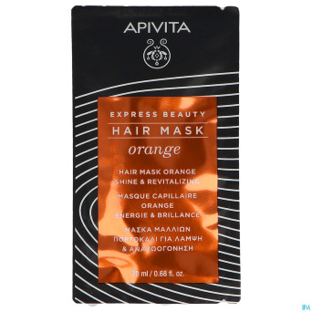 Apivita express masque cheveux bril. revit. 6x20ml