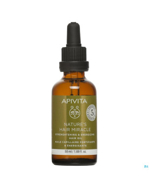 Apivita huile cheveux rafferm. energis.    50ml