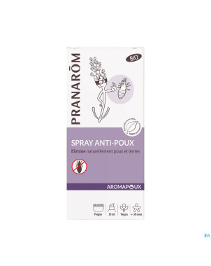 Aromapoux bio spray a/poux 30ml + peigne