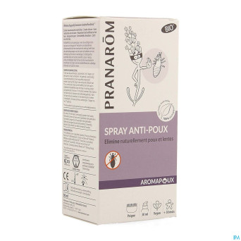 Aromapoux bio spray a/poux 30ml + peigne