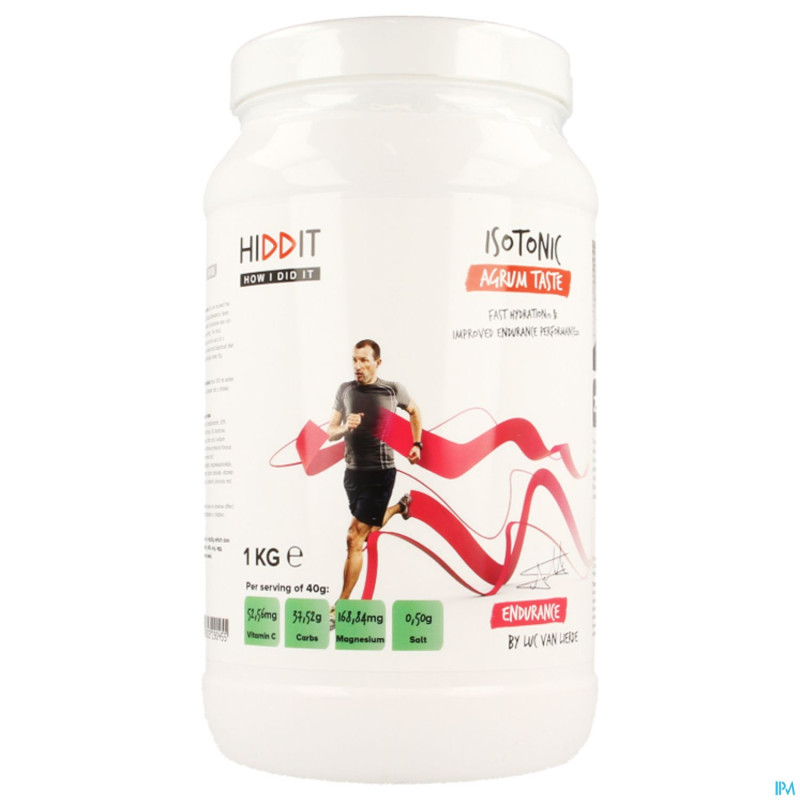 Hiddit luc van lierde isotonic agrum pdr    1kg