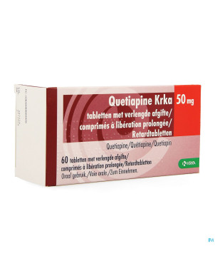 Quetiapine krka  50mg lib.prolongee comp  60