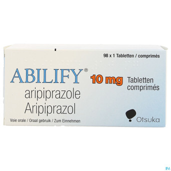 Abilify 10 mg pi pharma comp 98 x 10mg pip