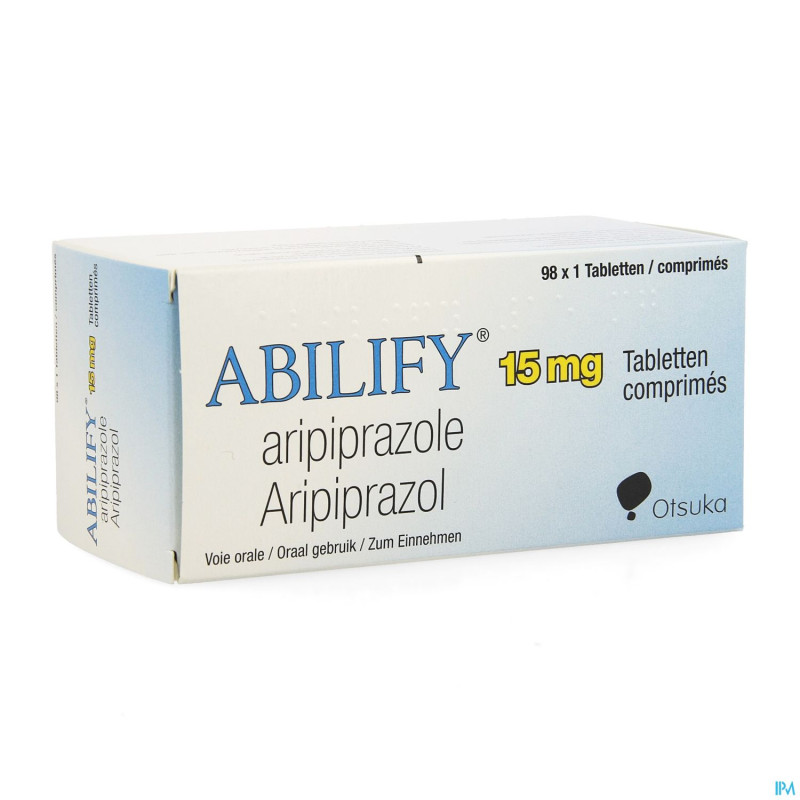 Abilify 15 mg pi pharma comp 98 x 15mg pip