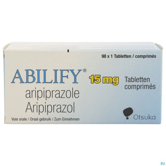 Abilify 15 mg pi pharma comp 98 x 15mg pip