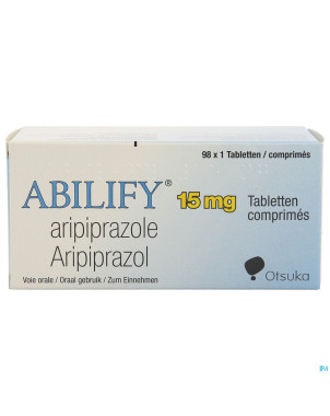 Abilify 15 mg pi pharma comp 98 x 15mg pip