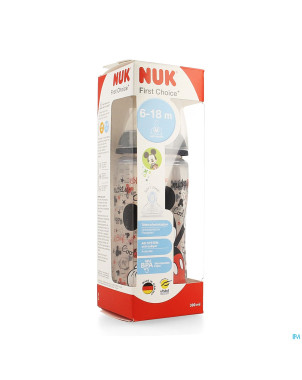 Nuk biberon mickey    300ml 6-18m