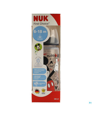 Nuk biberon mickey    300ml 6-18m