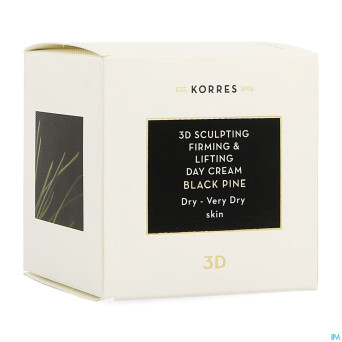 Korres kf pin noir 3d creme jour seches    40ml