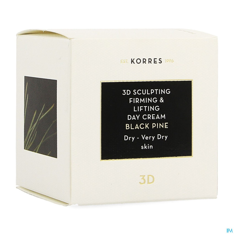 Korres kf pin noir 3d creme jour seches    40ml