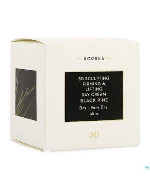 Korres kf pin noir 3d creme jour seches    40ml